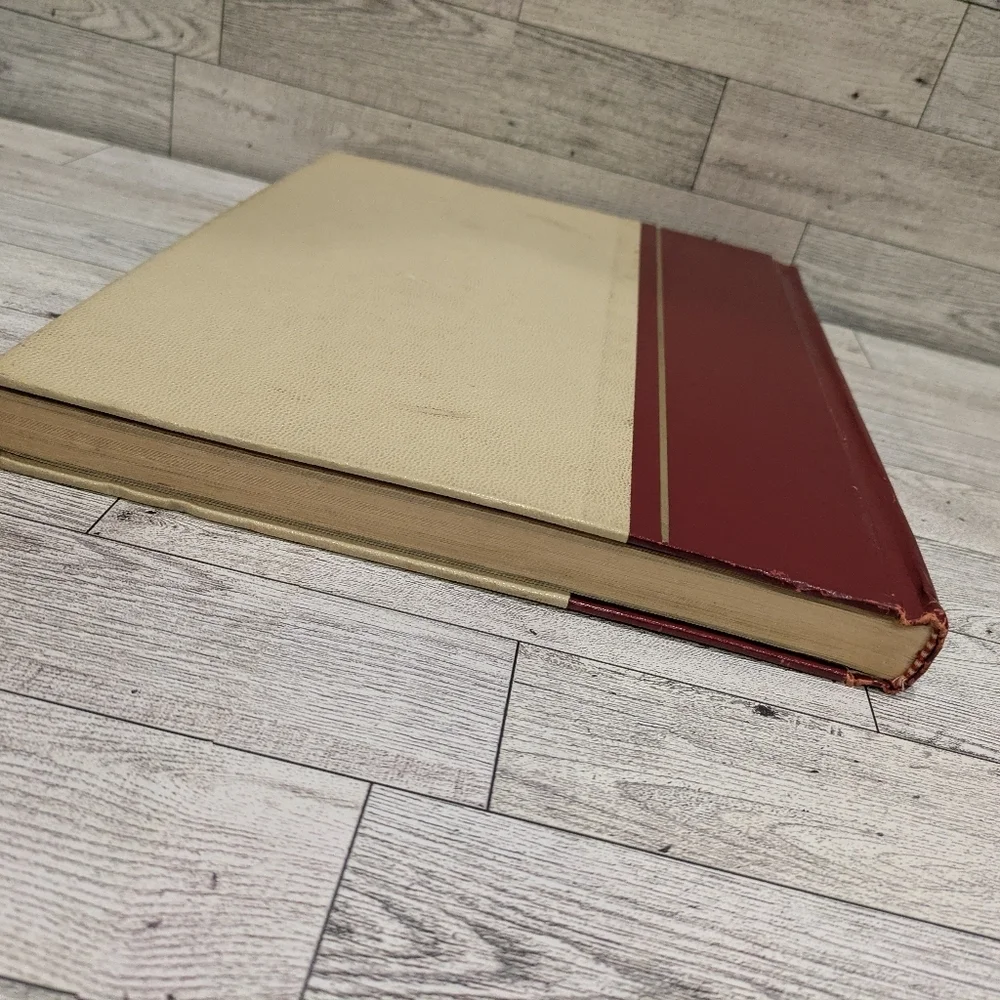 Rand McNally World Atlas Imperial Edition - Red and Cream